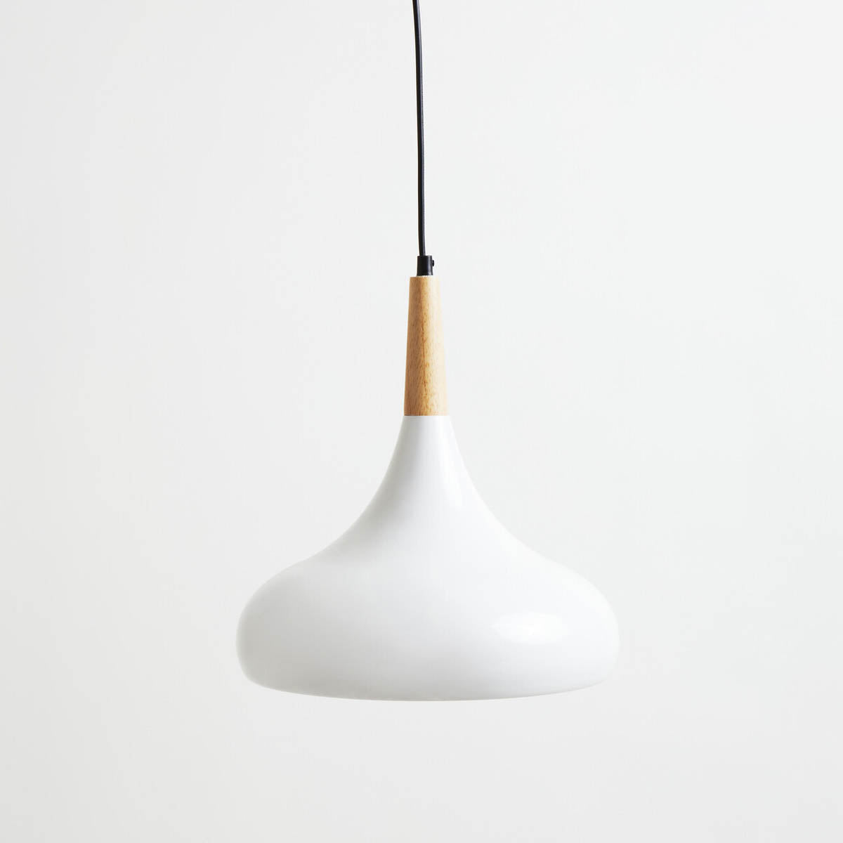 Stockholm White Curved Pendant Light
