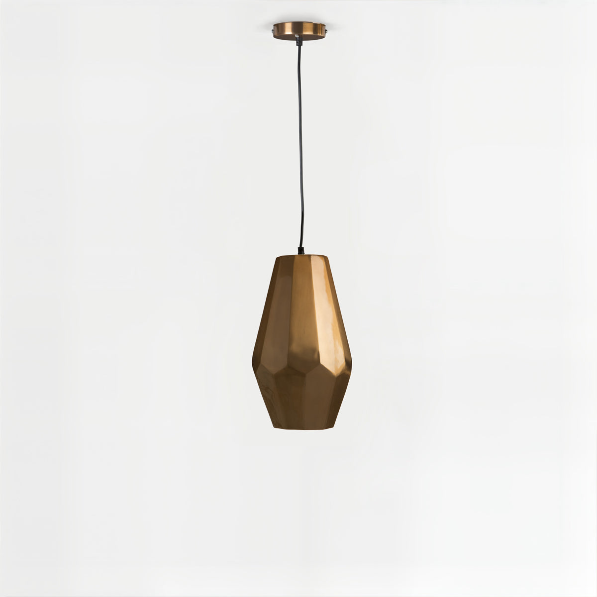 Stockholm Aluminium Copper Finish Small Pendant Light