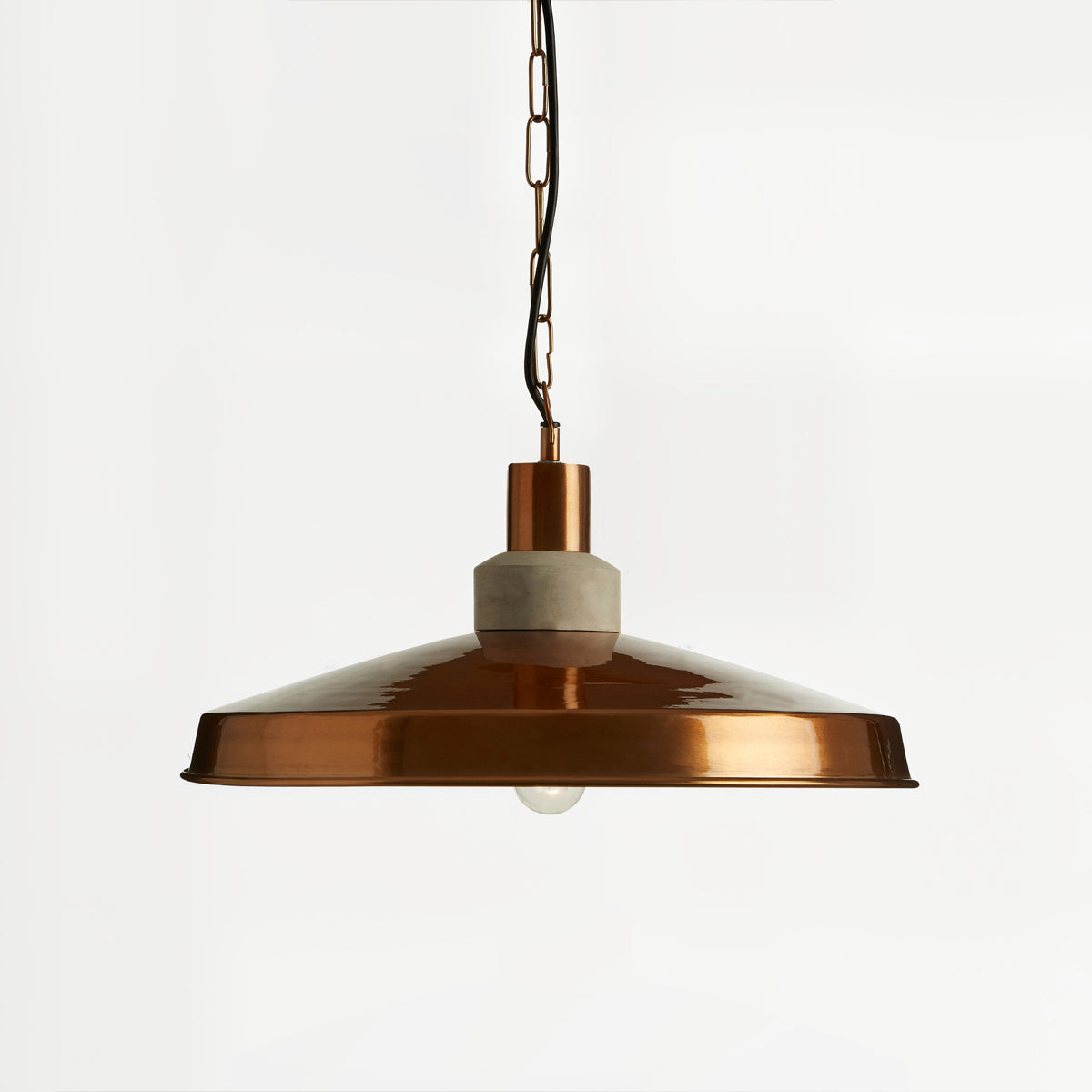 Stockholm Copper Finish and Aluminium Pendant Light