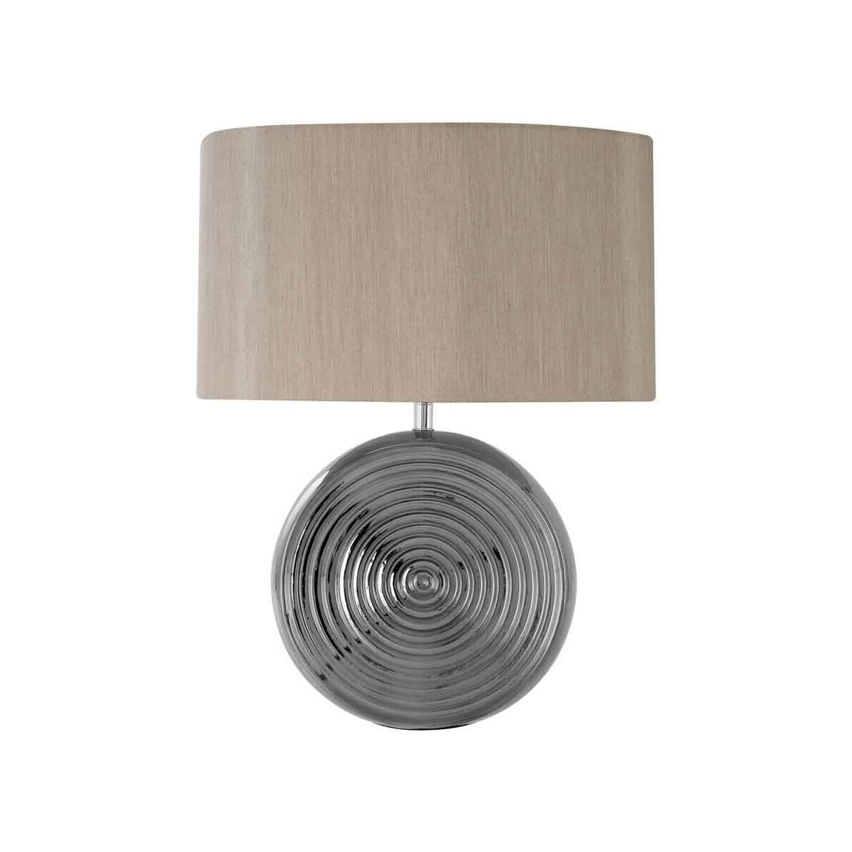 Jessica Silver Ceramic Table Lamp