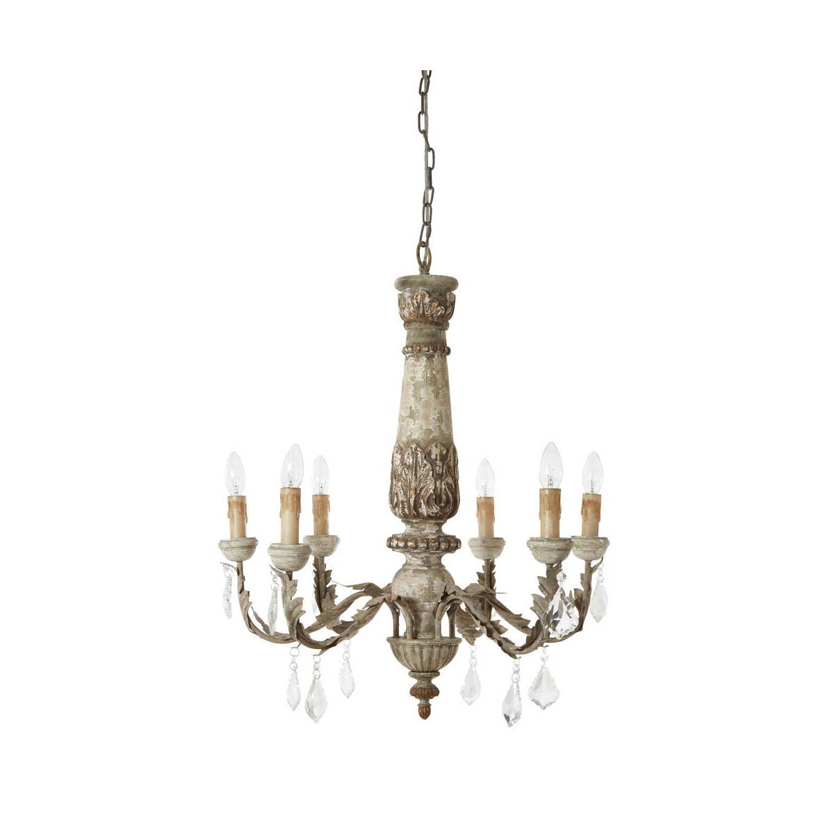 Pavatti 6 Arm Chandelier
