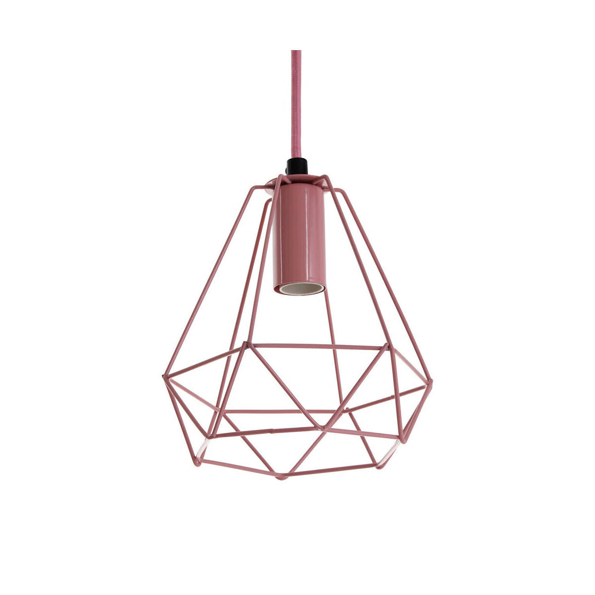 Beli Pink Metal Wire Pendant Light