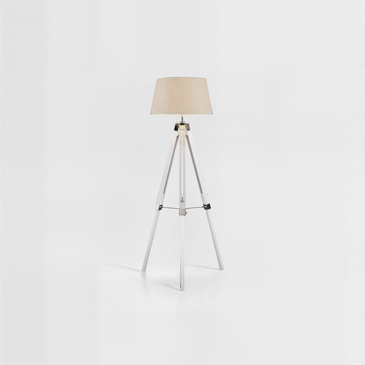 Bailey White Tripod Floor Lamp