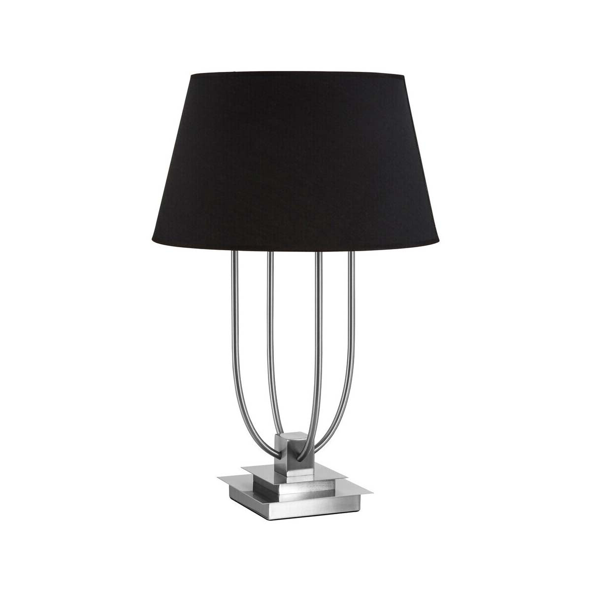 Regents Park Black Shade Table Lamp