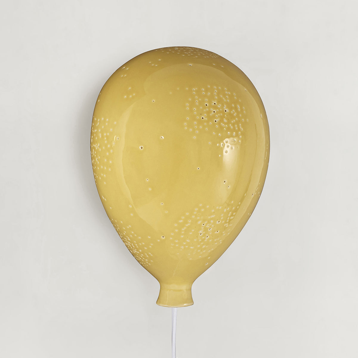 Ola Kids Yellow Balloon Ceramic Wall Night Light