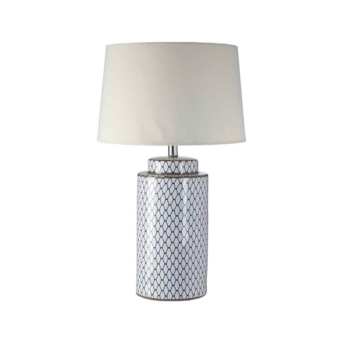 Sorino Ceramic Table Lamp With Cream Shade