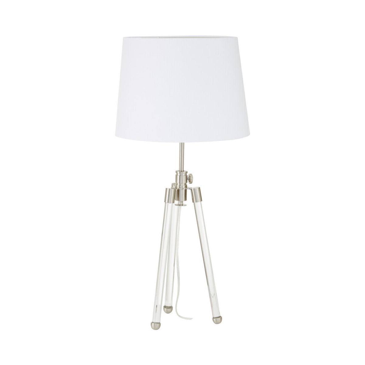 Halia Nickel Finish Table Lamp
