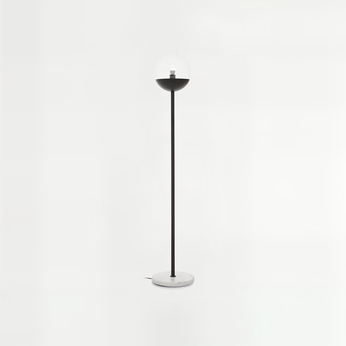 Revive Black Finish Metal Floor Lamp