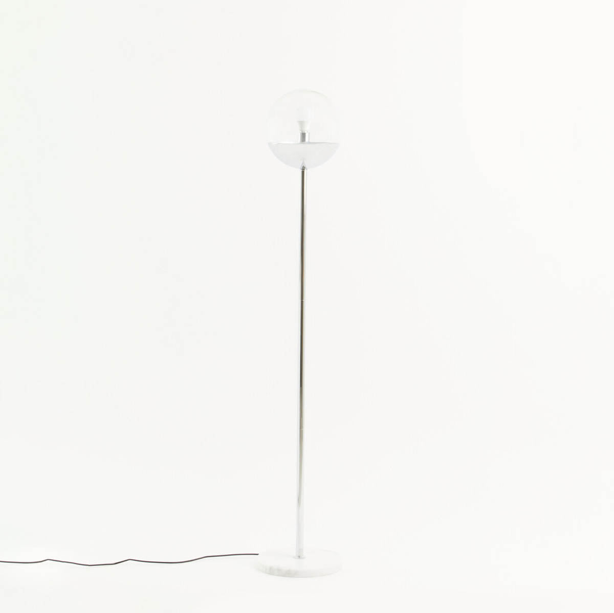 Revive Chrome Finish Metal Floor Lamp