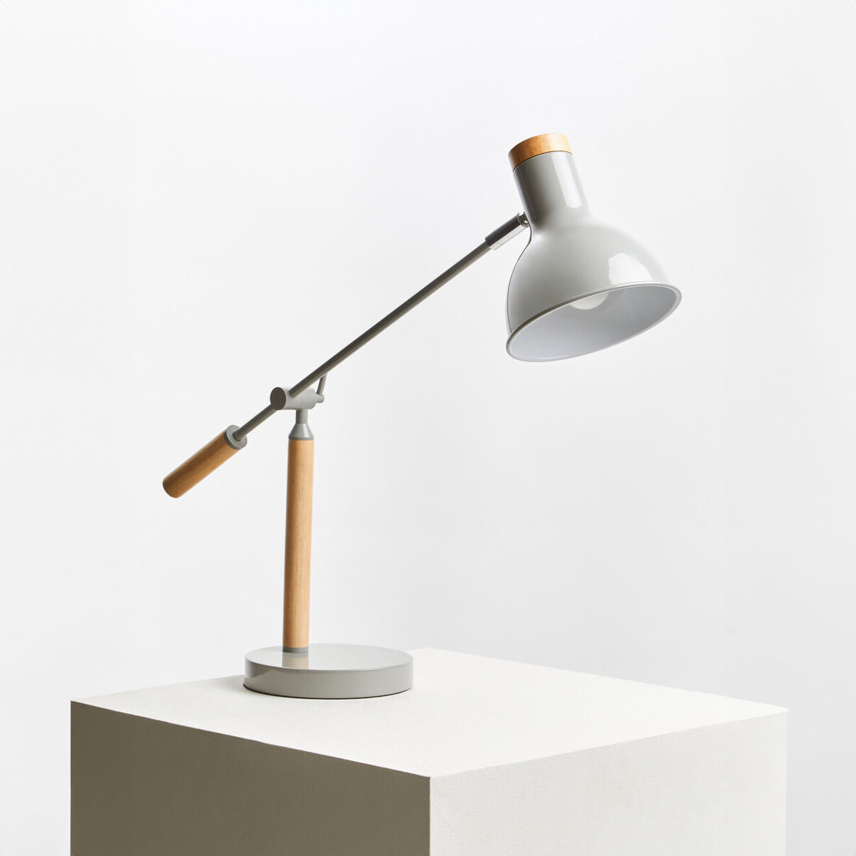 Stockholm Matte Grey Table Lamp