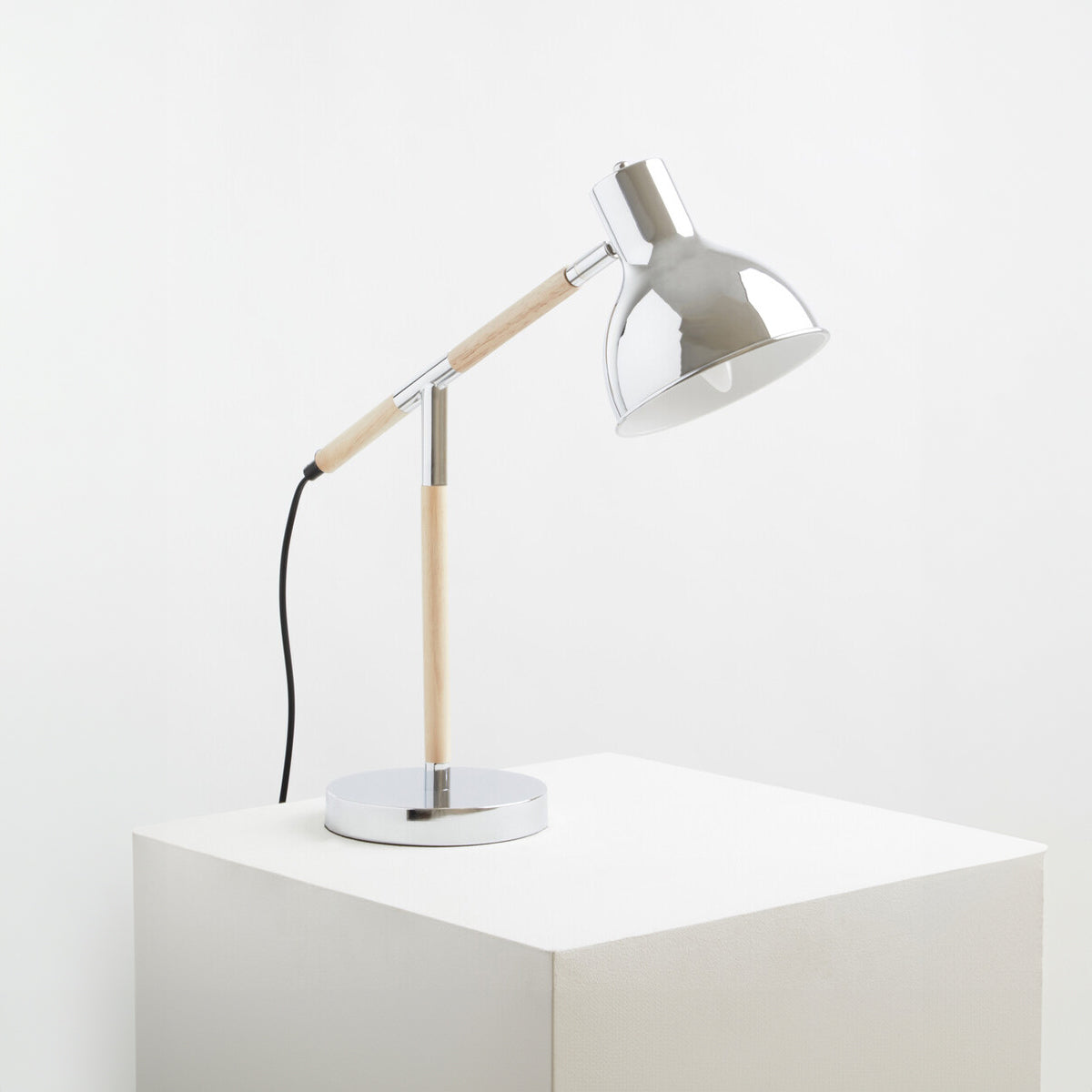 Stockholm Adjustable Desk Lamp in Chrome Finish