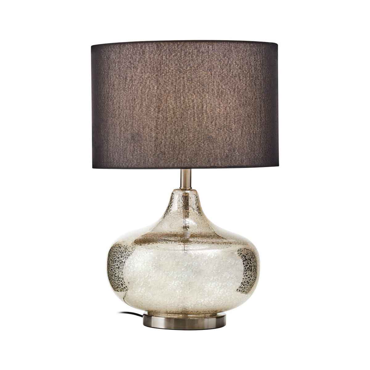 Luz Table Lamp With Black Linen Shade