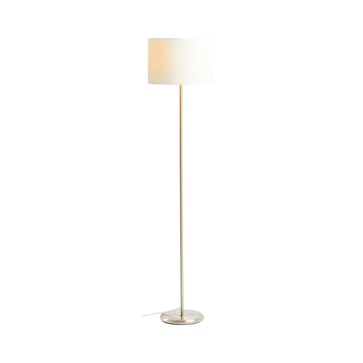 Forma Cream Waffle Effect Shade Floor Lamp