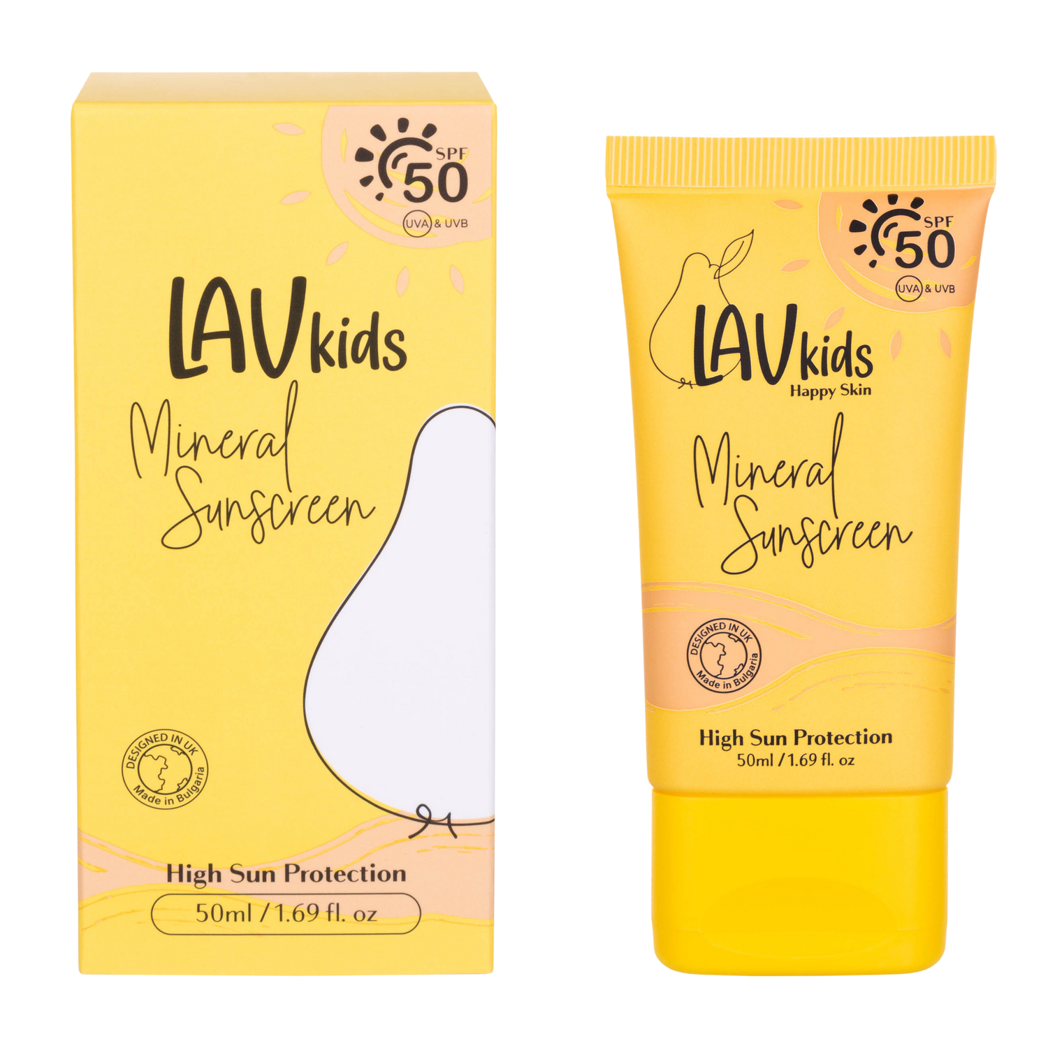 LavKids Skincare by Miss Nella SPF 50 Mineral Sunscreen