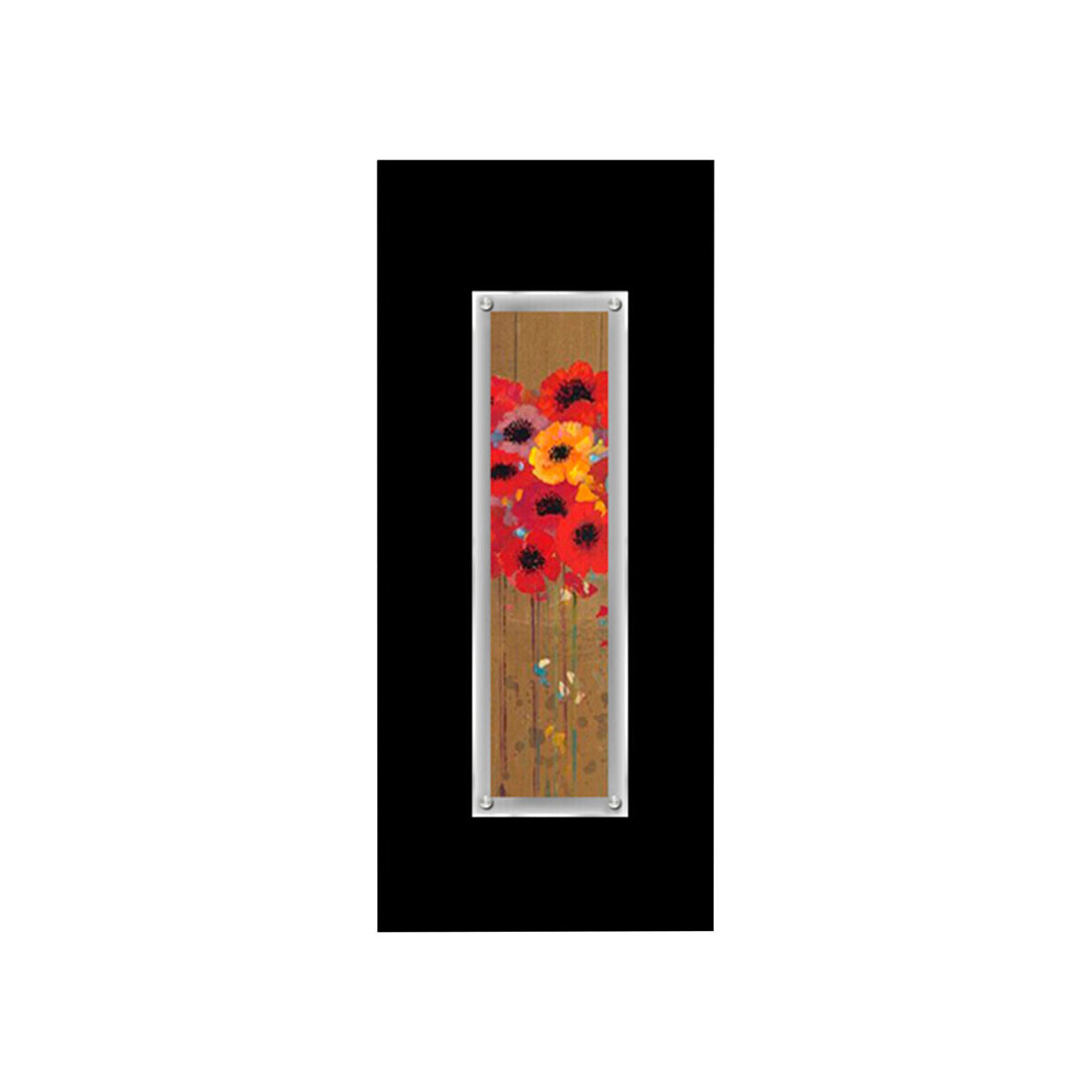 Poppies 2 Tall Framed Wall Art