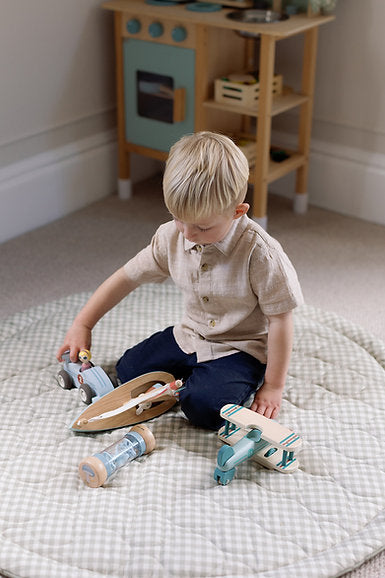 Playmat - Gingham Sage