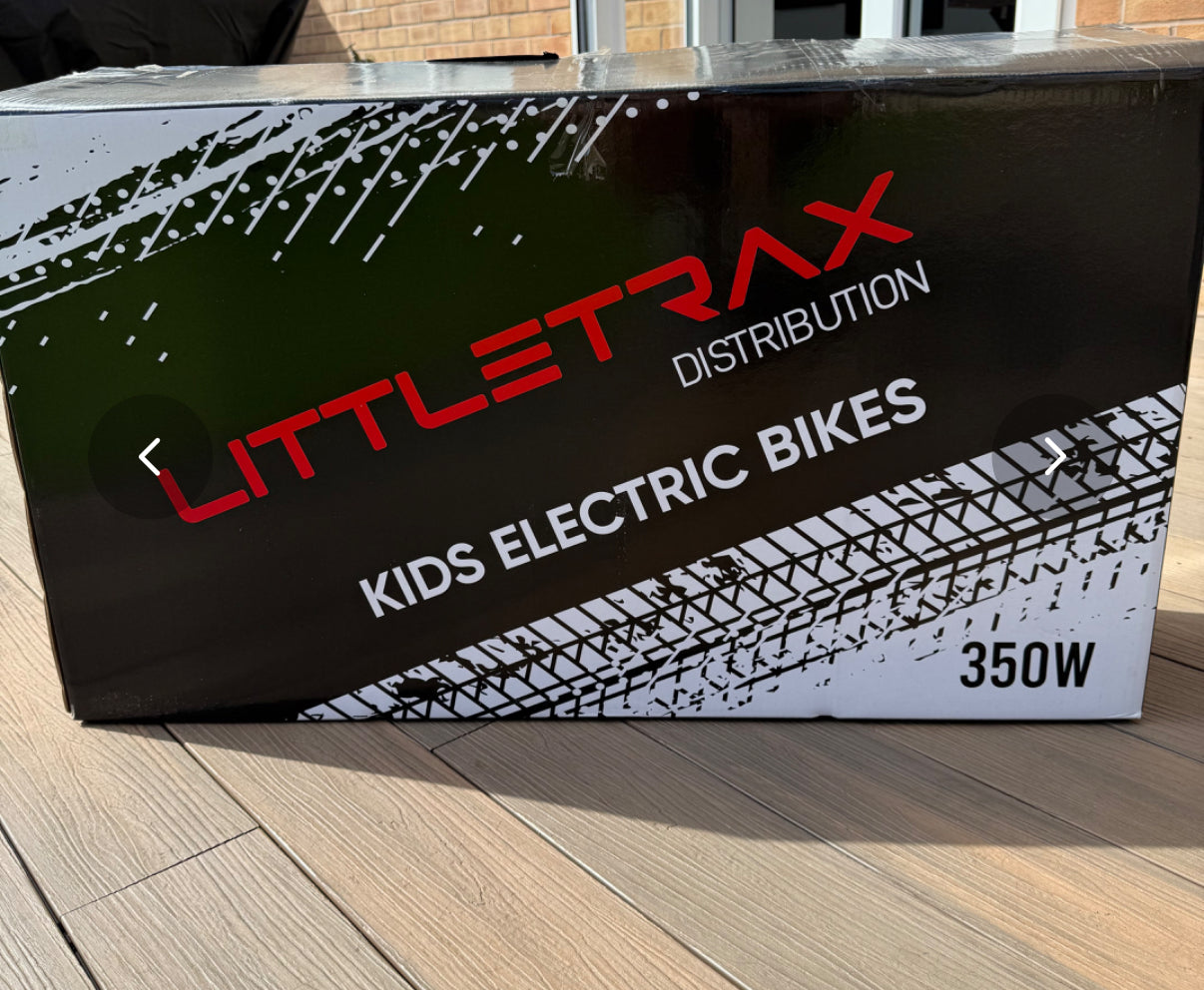 Littletrax 350W Kids Electric Bike – Ages 3 to 7 ride on motorbike