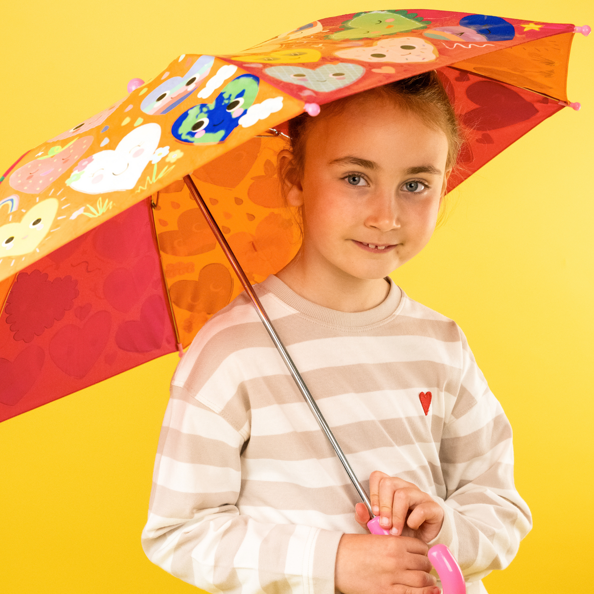 6+ Colour Change Umbrellas - Hearts