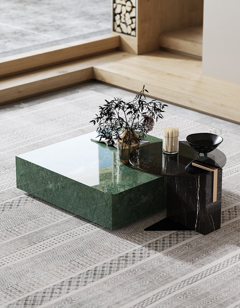 Aberdeen Coffee Table Set, Marble