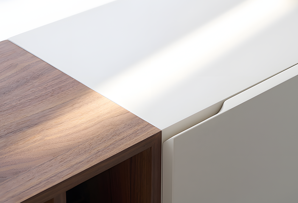 Acacia TV Stand, White