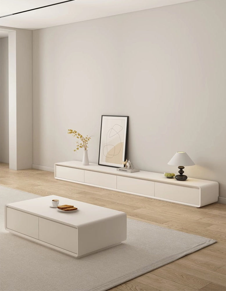 Addie TV Stand, Cream