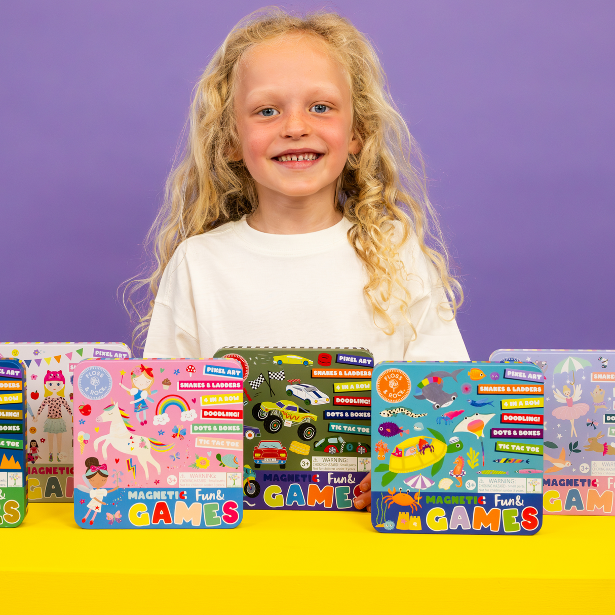 Magnetic Fun & Games Tin - Cars