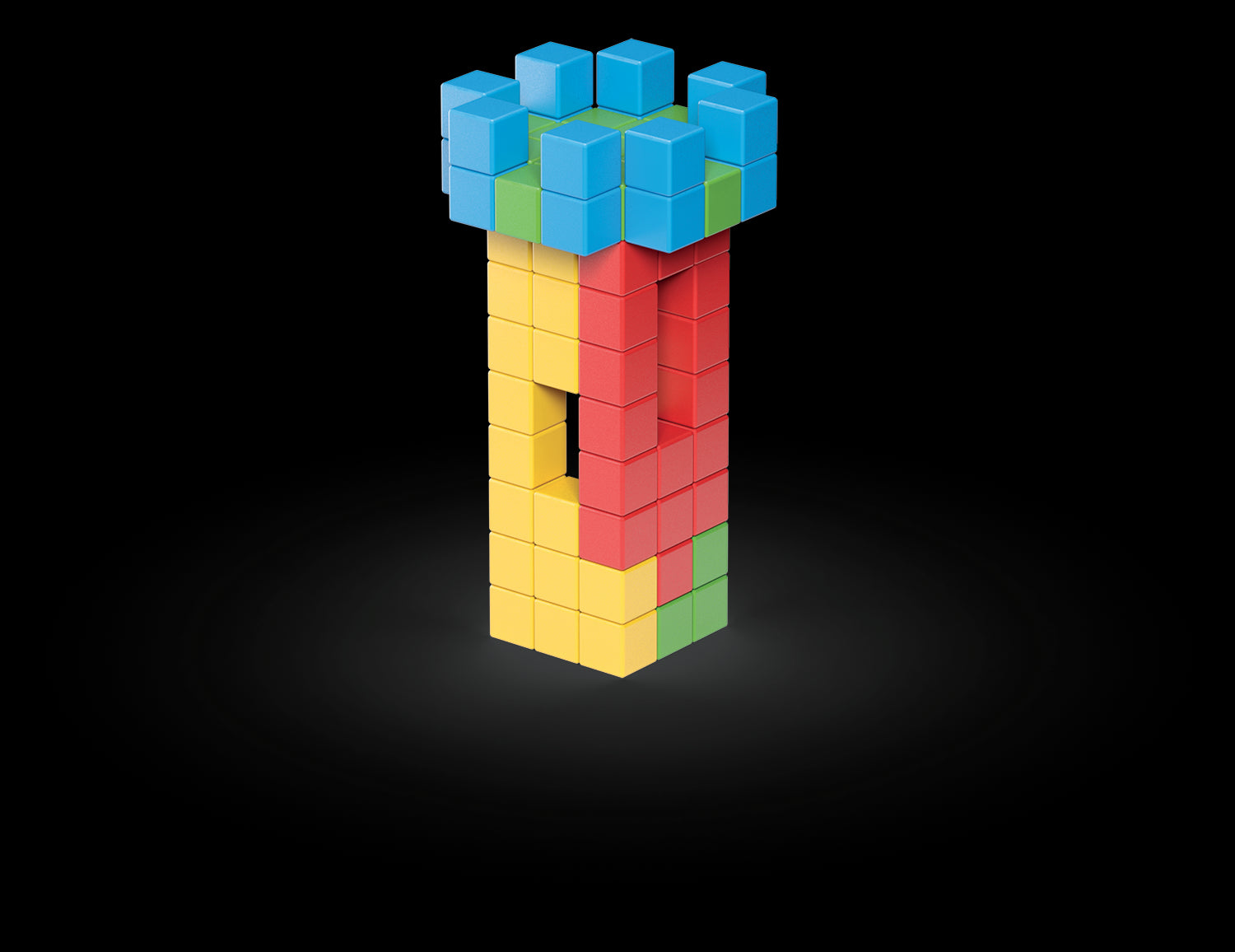 Geomag Magicube Full Color Recycled 64 Pieces Set