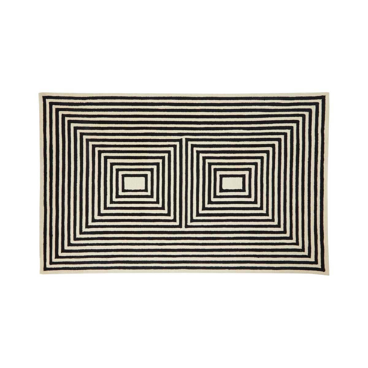 Bosie Milana Large Black And White Rug