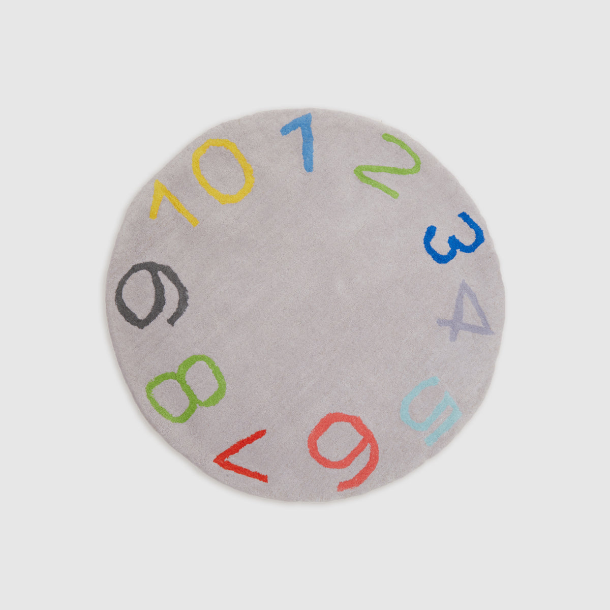 Kids Round Number Rug
