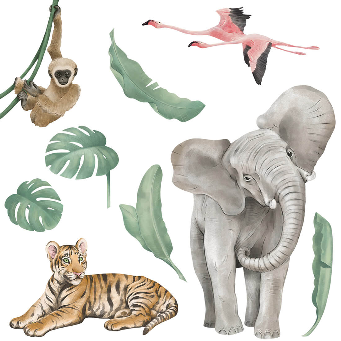 Wall Sticker | Safari Animals I