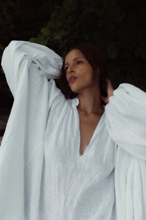 Spirit Shirt Dress - White