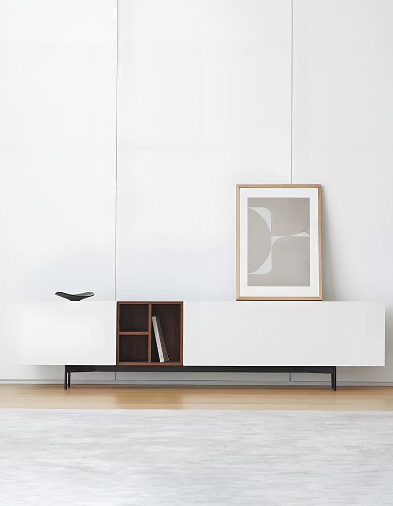 Acacia TV Stand, White