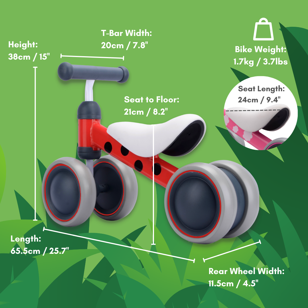 Betty Ladybird - Baby Balance Bike