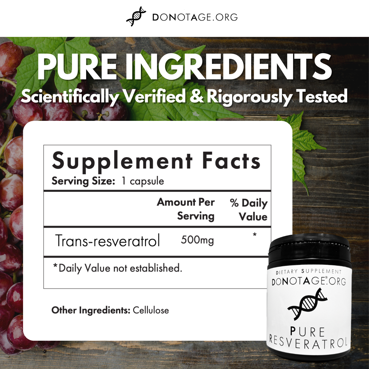 Pure Resveratrol 30 caps