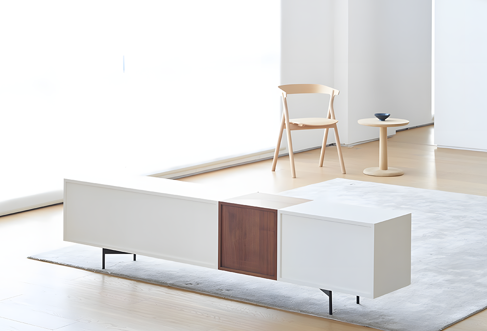 Acacia TV Stand, White