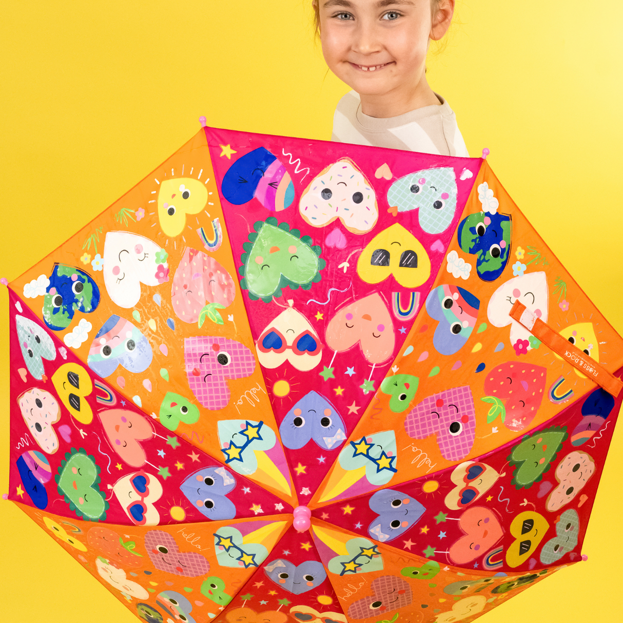 6+ Colour Change Umbrellas - Hearts