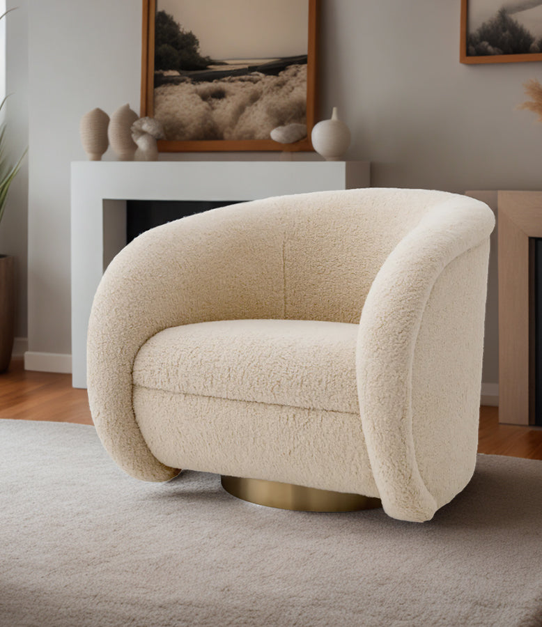 A532 Boucle Lounge Chair
