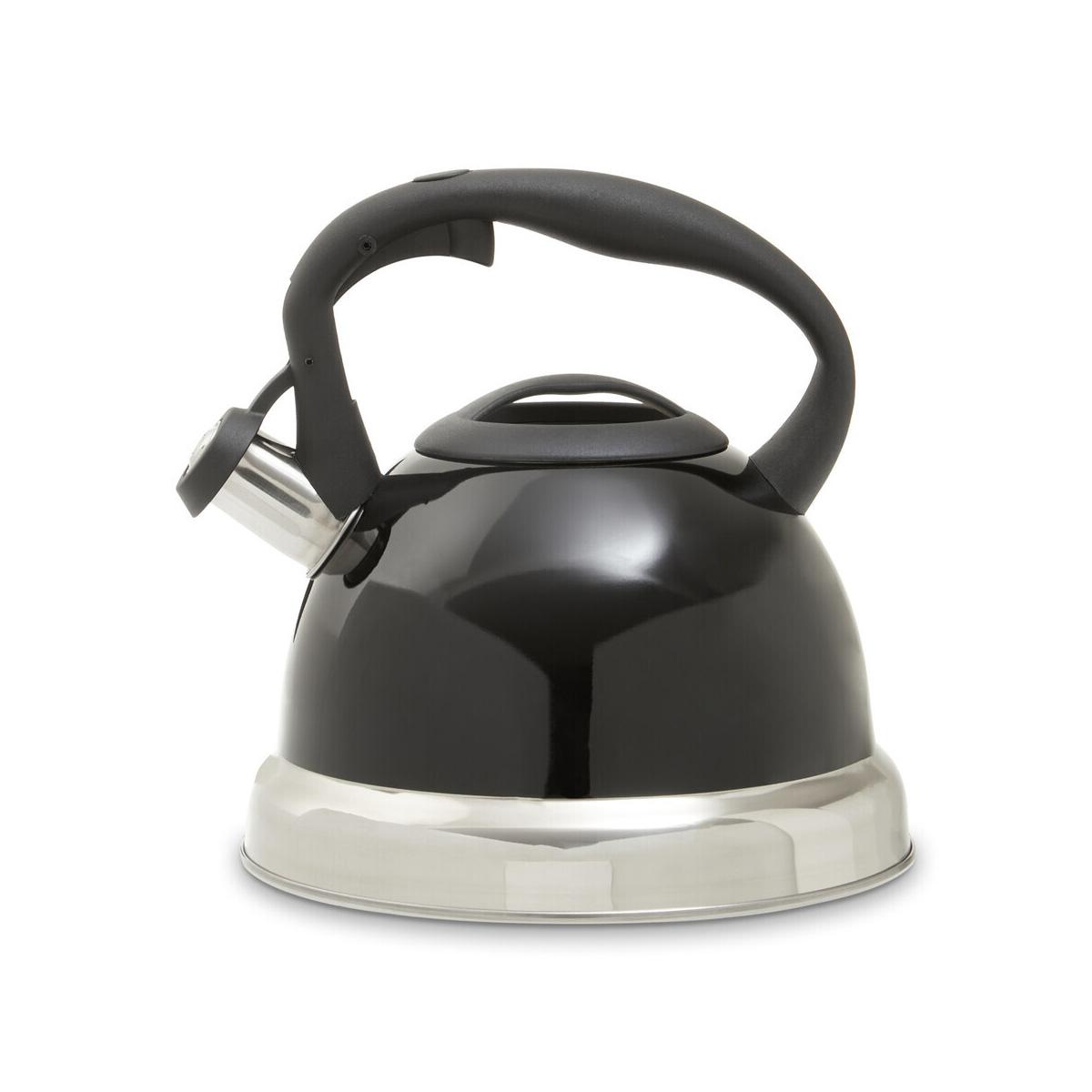 Zion Black 3000ml Whistling Kettle