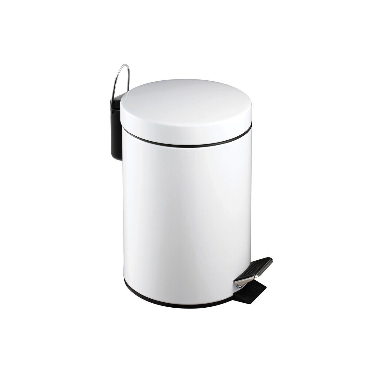 Parker 3 Litre White Pedal Bin