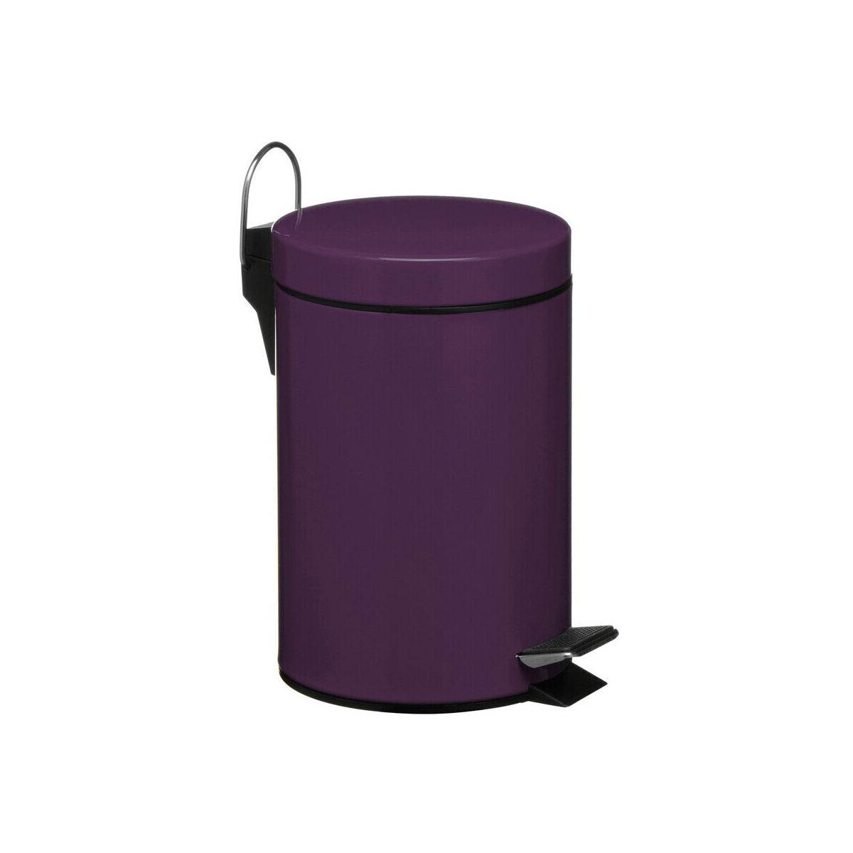 3 ltr Purple Pedal Bin