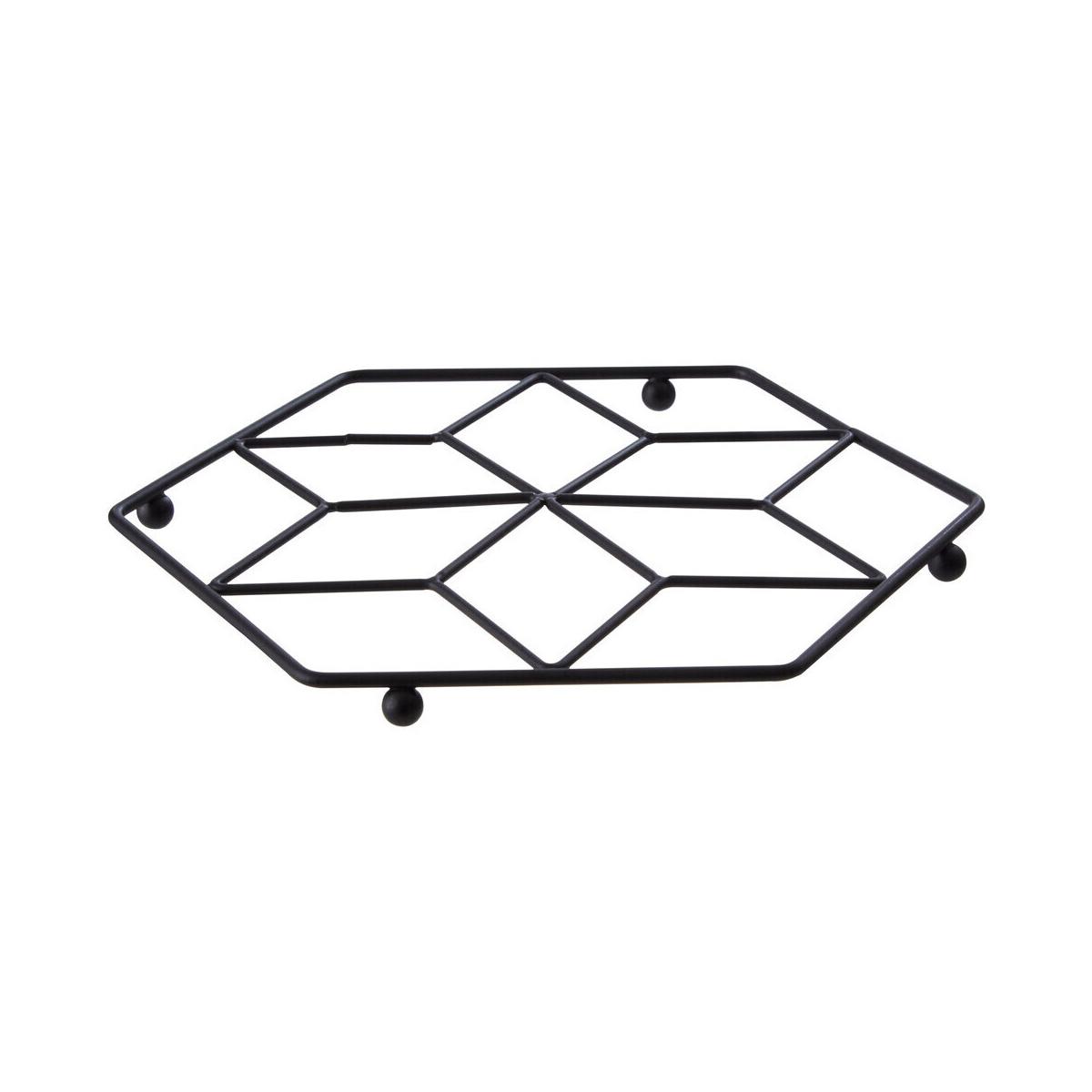 Vertex Contour Matt Black Trivet