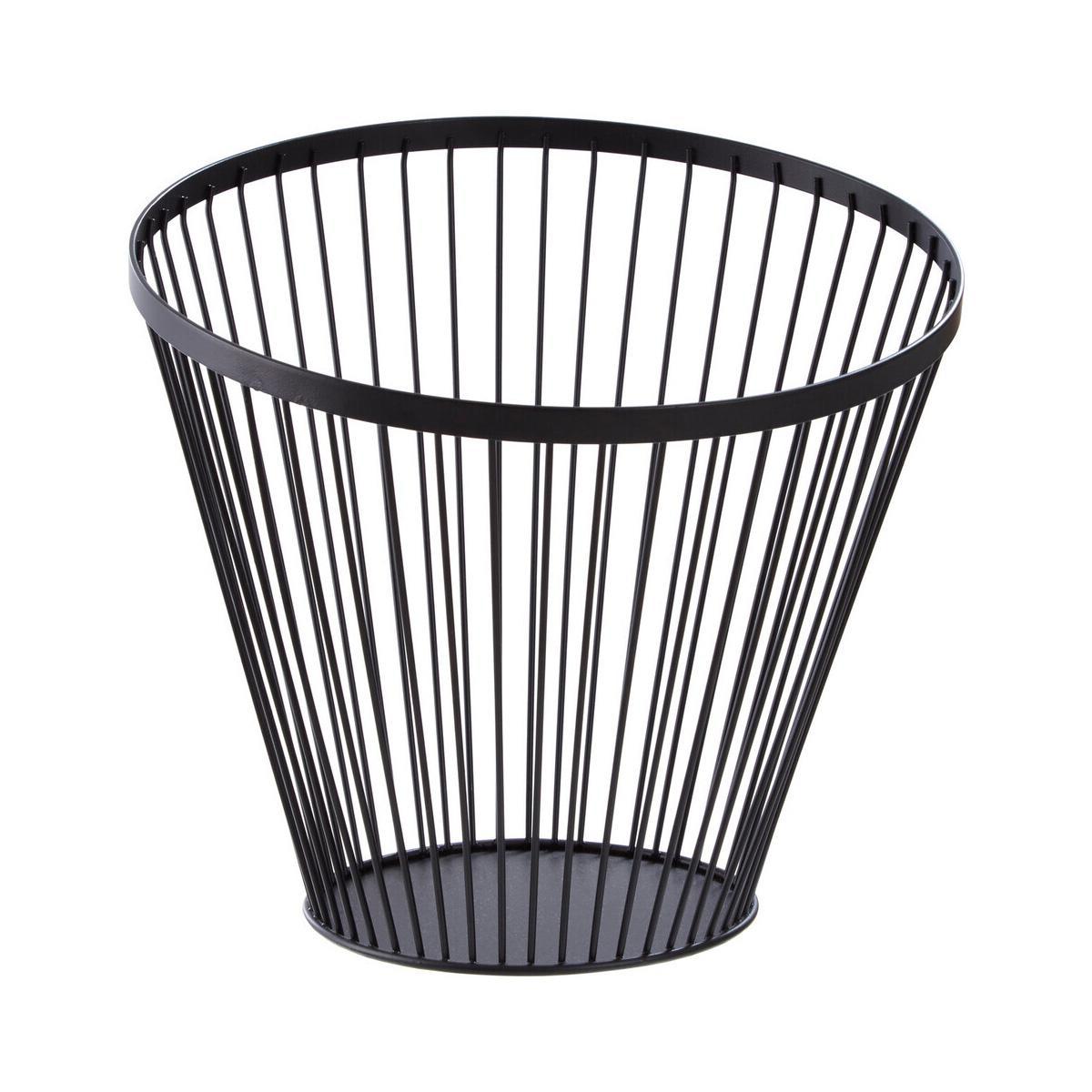 Emery Tall Oblique Basket With Matte Black Frame
