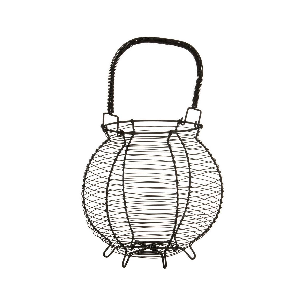 Hygge Matte Black Egg Basket