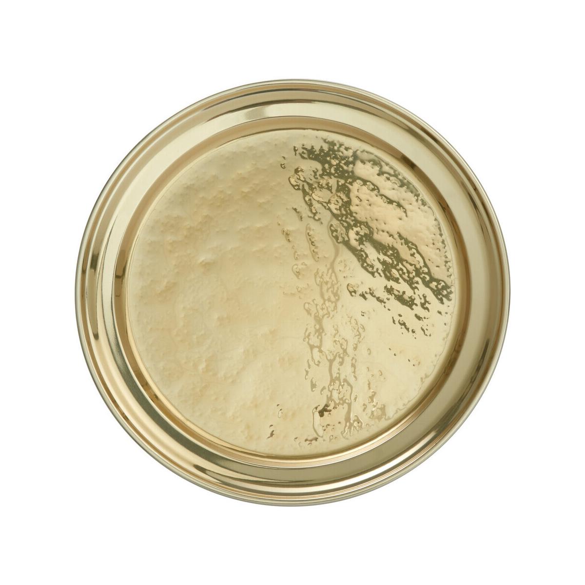 Miressa Large Serving Platein Brass Finish