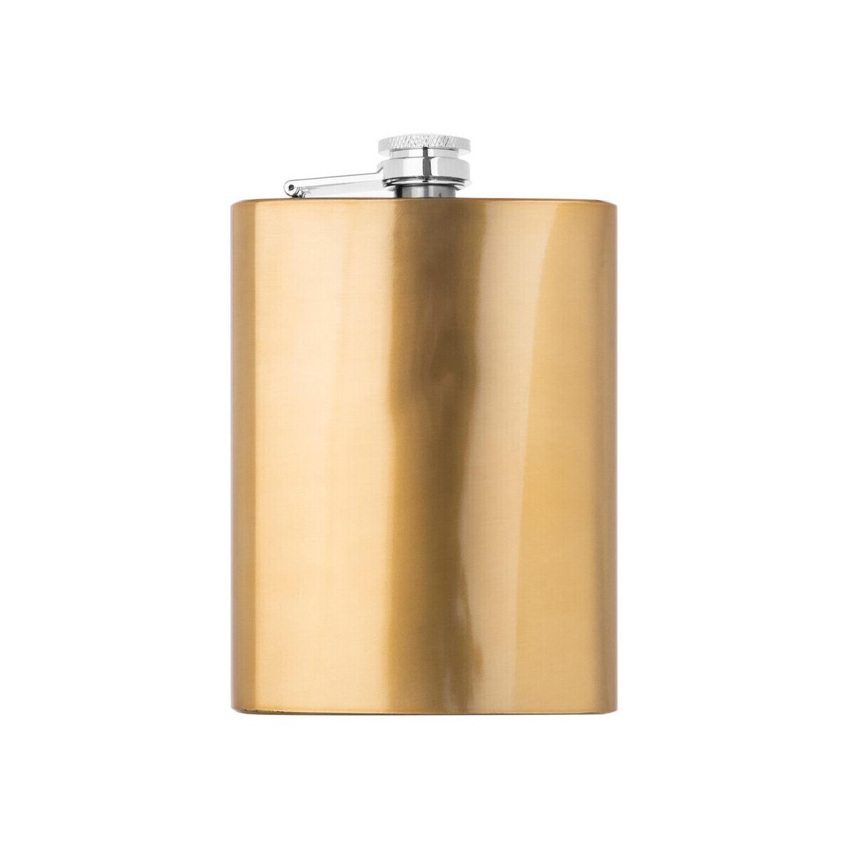 Auden 8oz Gold Finish Hip Flask