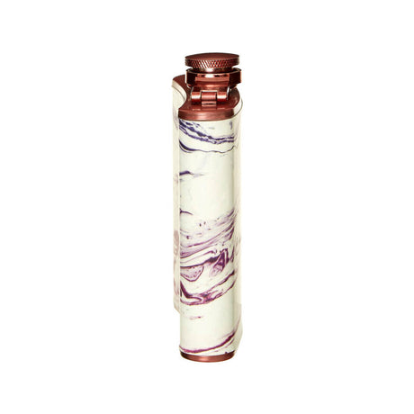 Auden Marble Effect Rose Gold Hip Flask