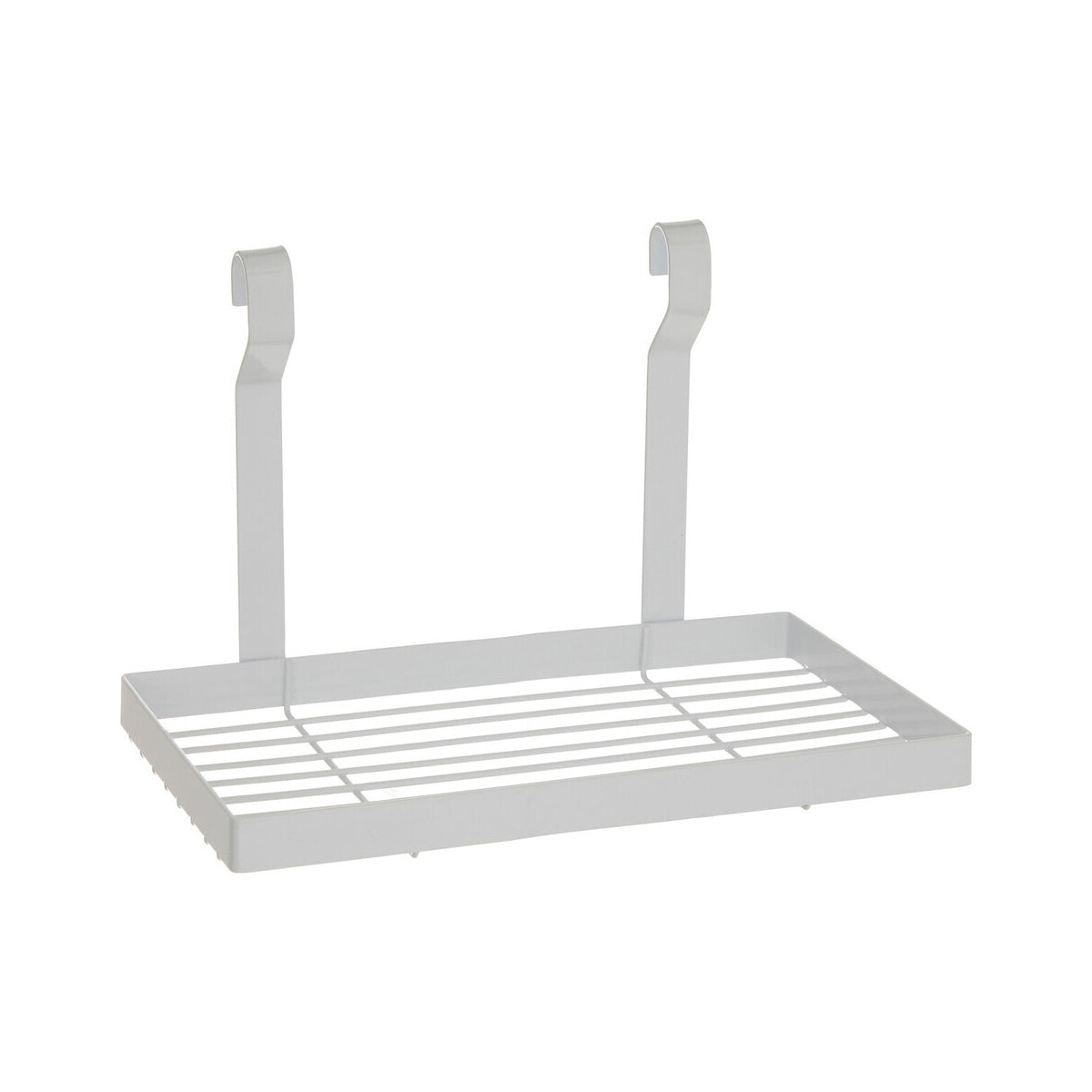 Sorello White Iron Single Shelf Storage Rack