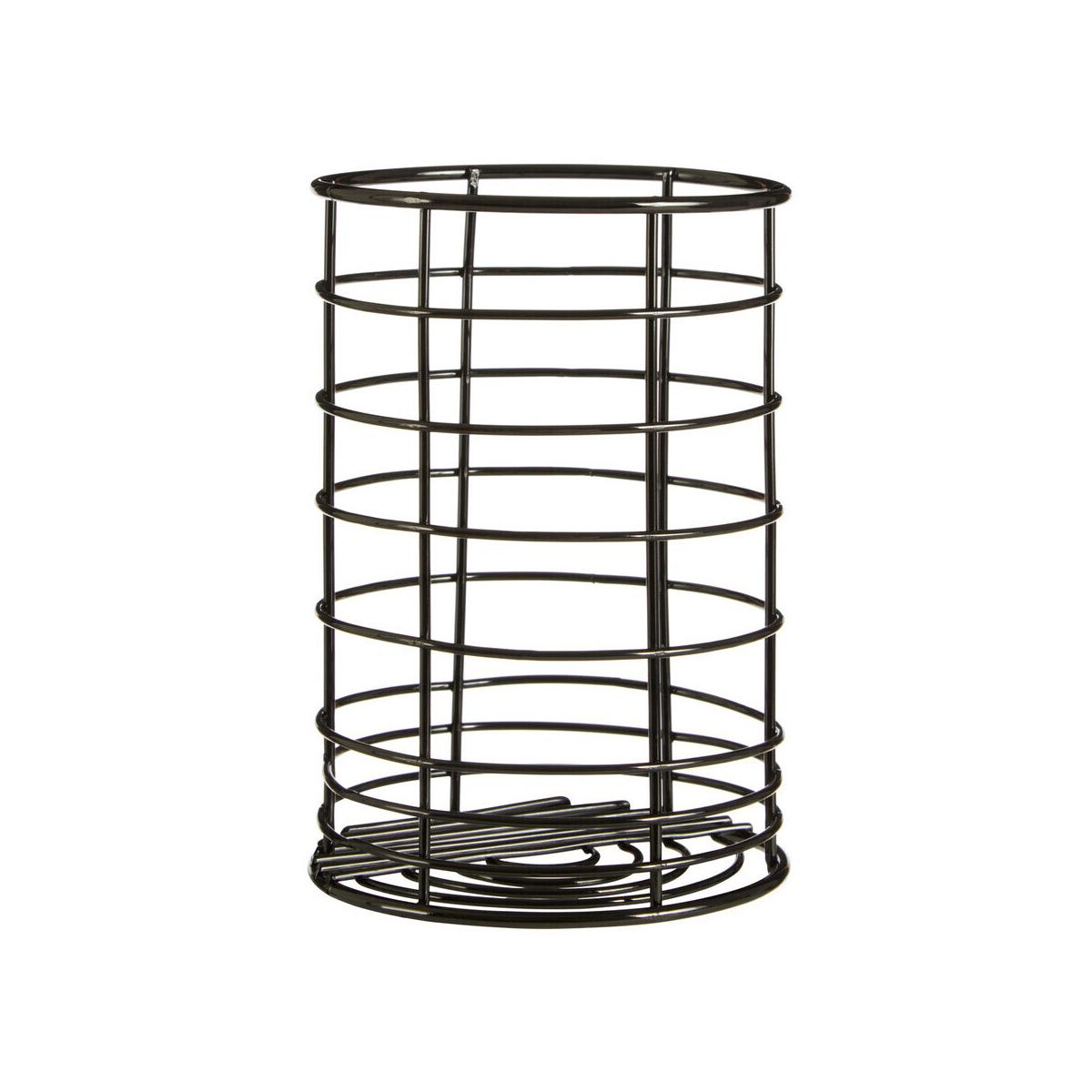 Vertex Black Nickel Finish Utensil Holder