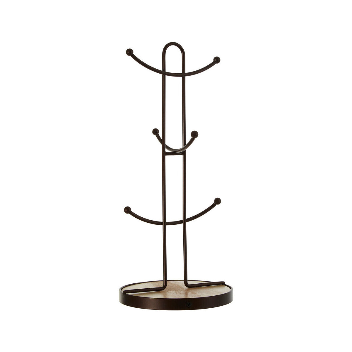 Vertex Bronze Powder Coated 6 Mug Tree