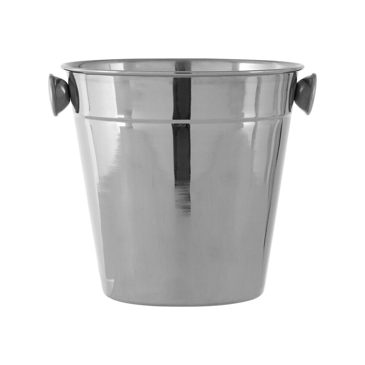 Dakota Stainless Steel Shiny Finish Ice Bucket